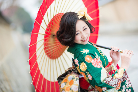 下関の写真館で成人式の撮影を～着物の撮影は手ぶらもOK～